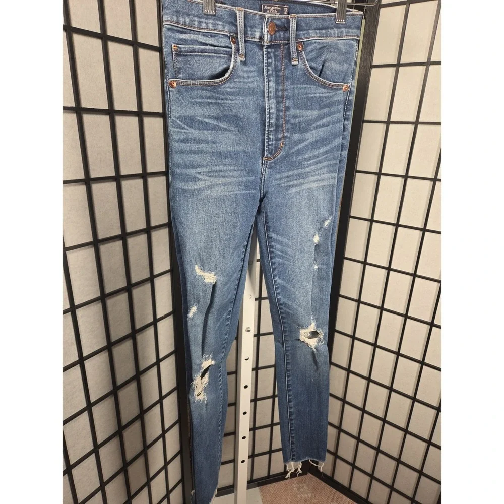 Abercrombie & Fitch Y2k‎ Ultra High Rise Super Skinny Size 25/0